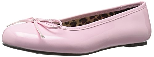 Pleaser Pink Label Damen ANNA-01 Geschlossene Ballerinas, Pink (B. Pink Pat), 41 EU von Pleaser