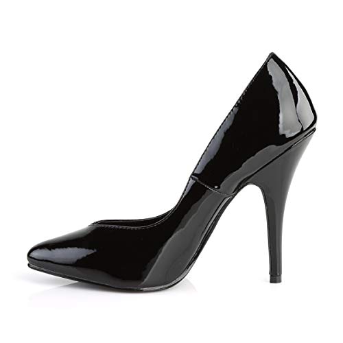 Pleaser SEDUCE-420V Damen Pumps, Schwarz (Blk pat), EU 43 (UK 10) (US 13) von Pleaser