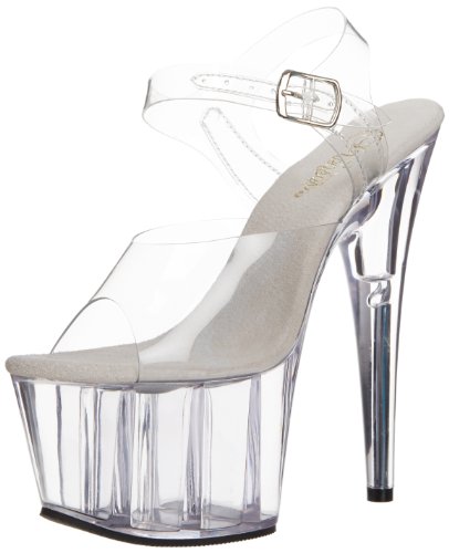 Pleaser Ado708, Damen Plateau Pumps, Transparent (clear), 39 EU von Pleaser