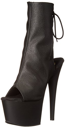 Pleaser Adore 1018, Damen Stiefel, Schwarz (Blk Faux Leather/Blk Matte), 38 EU (5 UK) von Pleaser