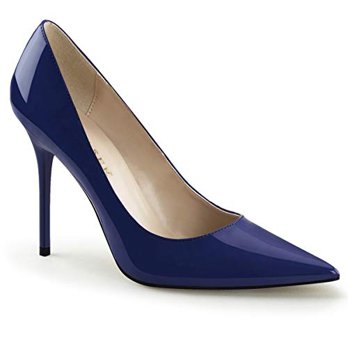 Pleaser CLASSIQUE-20, Damen Pumps, Navy Blue Pat, 42 EU Pleaser CLASSIQUE-20, Damen Pumps, Navy Blue Pat, 42 EU von Pleaser