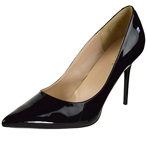 Pleaser CLASSIQUE-20, Damen Pumps, Schwarz (Blk Pat), 35 EU (2 Damen UK) von Pleaser