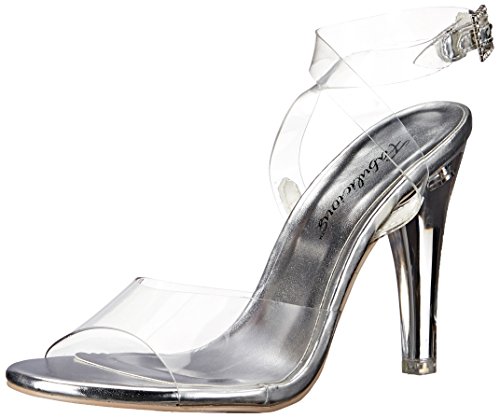 Pleaser Clearly-406C, Damen Plateau, Transparent (Clr Lucite), 42 EU von Fabulicious