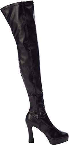 Pleaser Damen ELECTRA-3000Z Kurzschaft Stiefel, Schwarz (Schwarz (Blk STR Faux Leather/Blk Matte), 38 von Pleaser