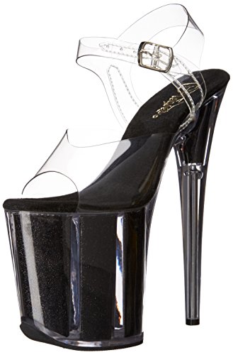 Pleaser Damen Flamingo-808G Sandalen, Transparent (Transparent), 42 EU von Pleaser