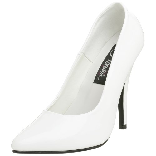 Pleaser Damen Seduce-420v Pumps, Weiß (Weiss (Wht Pat)), 35 EU von Pleaser