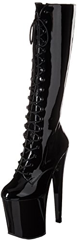 Pleaser Damen XTREME-2020 Kurzschaft Stiefel, Schwarz (Schwarz (Blk Pat/Blk) von Pleaser