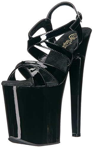 Pleaser Damen Xtreme-872 Plateausandalen, Schwarz (Schwarz), 40 EU von Pleaser