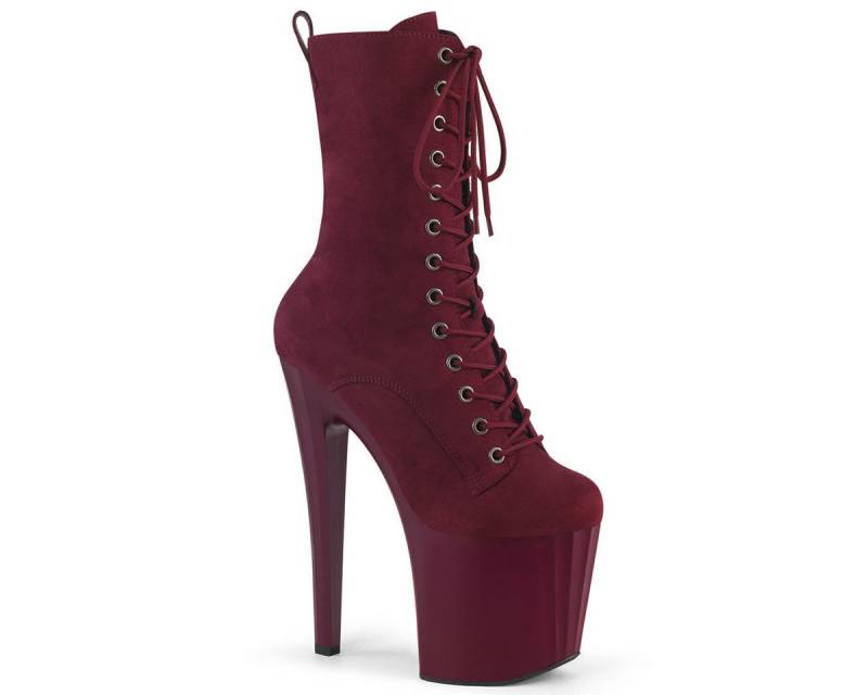 Pleaser ENCHANT-1040 Pleaser Plateaustiefeletten prismatisch lineares Design b High-Heel-Stiefel von Pleaser