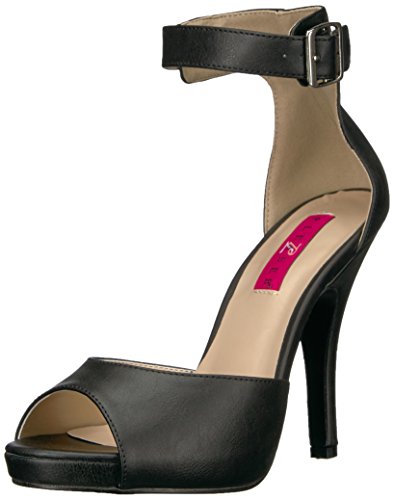 Pleaser Pink Label Eve-02, Damen Plateau, Schwarz (Blk Faux Leather), 44 EU (11 UK) von Pleaser