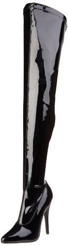 Pleaser Pleaser DOMINA-3000 Damen Stiefel, Damen Stiefel, Schwarz (Black), 43 EU (10 UK) von Pleaser