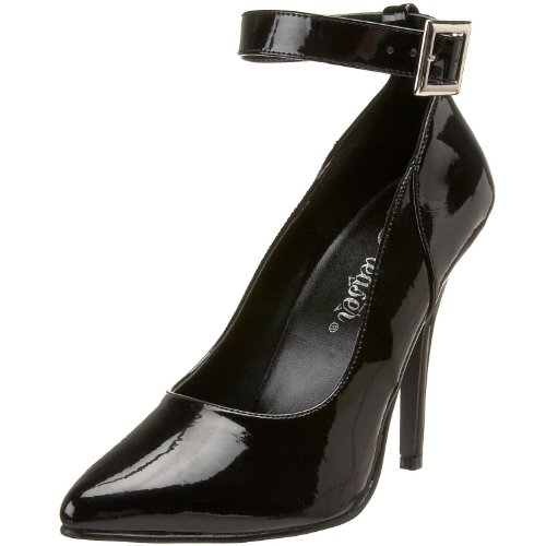 Pleaser SEDUCE-431, Damen Pumps, Schwarz (Schwarz (Blk Pat)), 43 EU (10 UK) von Pleaser