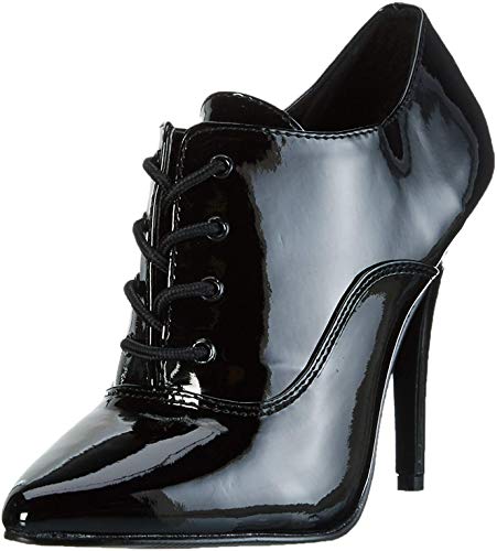 Pleaser SEDUCE-460, Damen Stiefel & Stiefeletten, Schwarz (Schwarz (Blk Pat), 37 EU von Pleaser