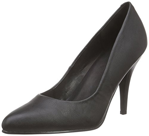 Pleaser VANITY-420, Damen Pumps, Schwarz (Schwarz (Blk Faux Leather)), 44 EU (11 Damen UK) von Pleaser