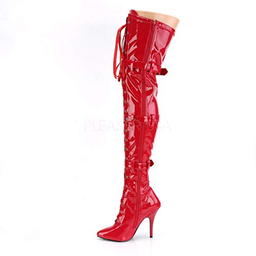 Pleaser Women SEDUCE-3028/B/PU Boots von Pleaser