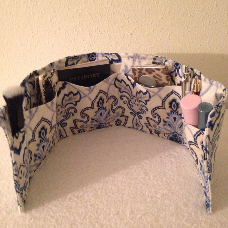 Garten Damast Design Purse Organizer Einsatz 23" Lang von Pleasingtodeye