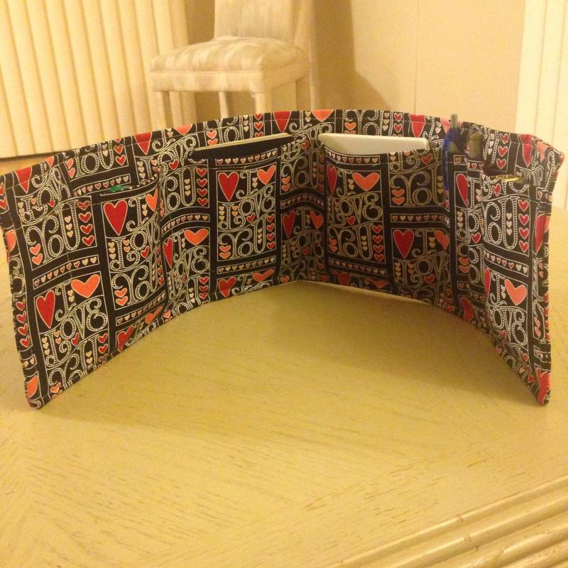 Ich Liebe Dich-Valentine Tag Design Purse Organizer Einfügen 23" Lang von Pleasingtodeye