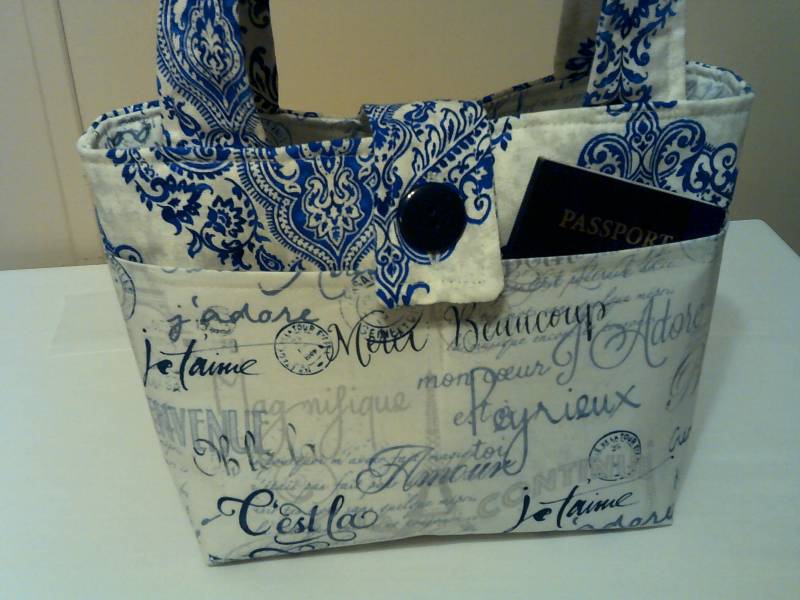 Navy Damask-Jetaime Design Bibel Tragetasche/Bibeltasche-Zeremonie-Taufe-Windeltasche von Pleasingtodeye