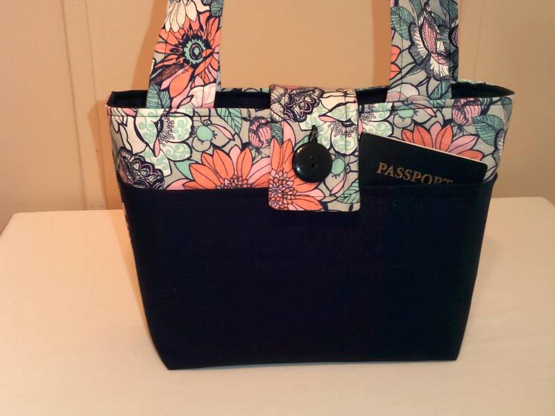 Navy Und Floral Design Bibeltasche/Bibeltasche - Ceromony Taufe Windeltasche von Pleasingtodeye