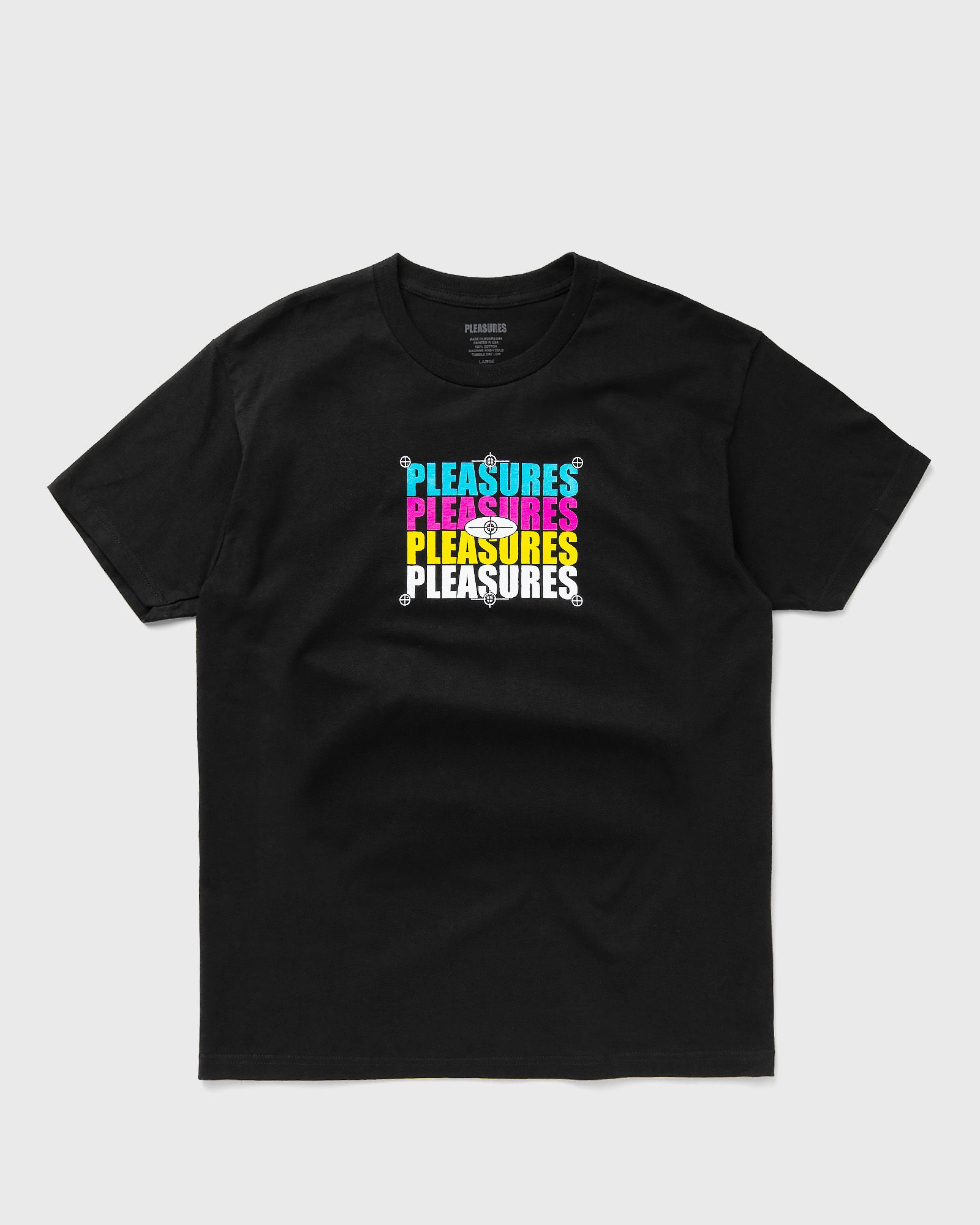 Pleasures CMYK T-SHIRT men Shortsleeves black in Größe:L von Pleasures