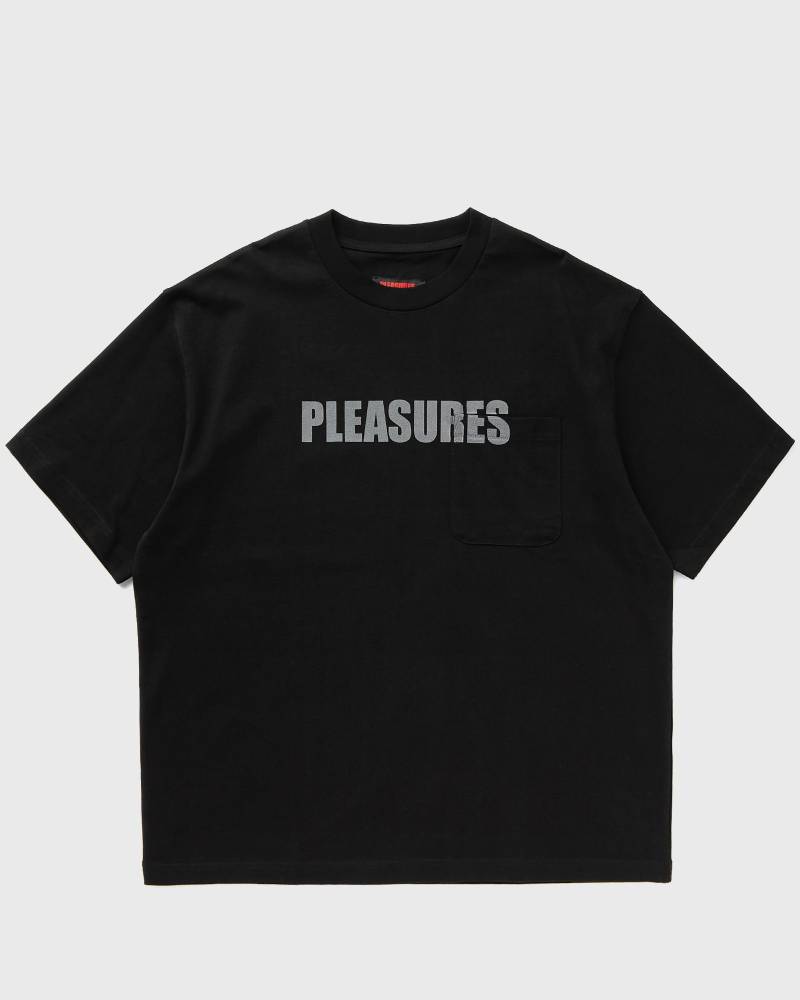 Pleasures IMPACT POCKET HEAVYWEIGHT SHIRT men Shortsleeves black in Größe:M von Pleasures