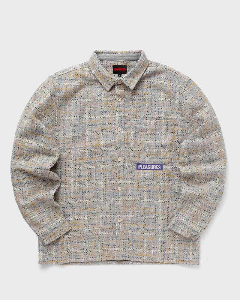 Pleasures PERIODIC WORK SHIRT men Longsleeves grey in Größe:S von Pleasures