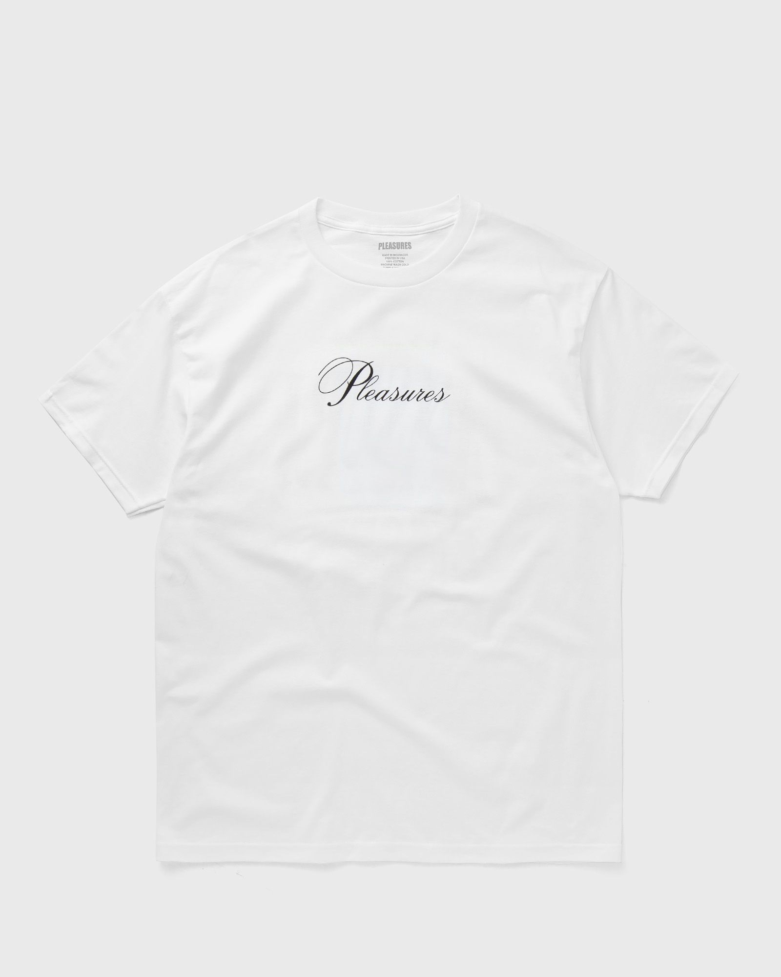 Pleasures STACK T-SHIRT men Shortsleeves white in Größe:L von Pleasures