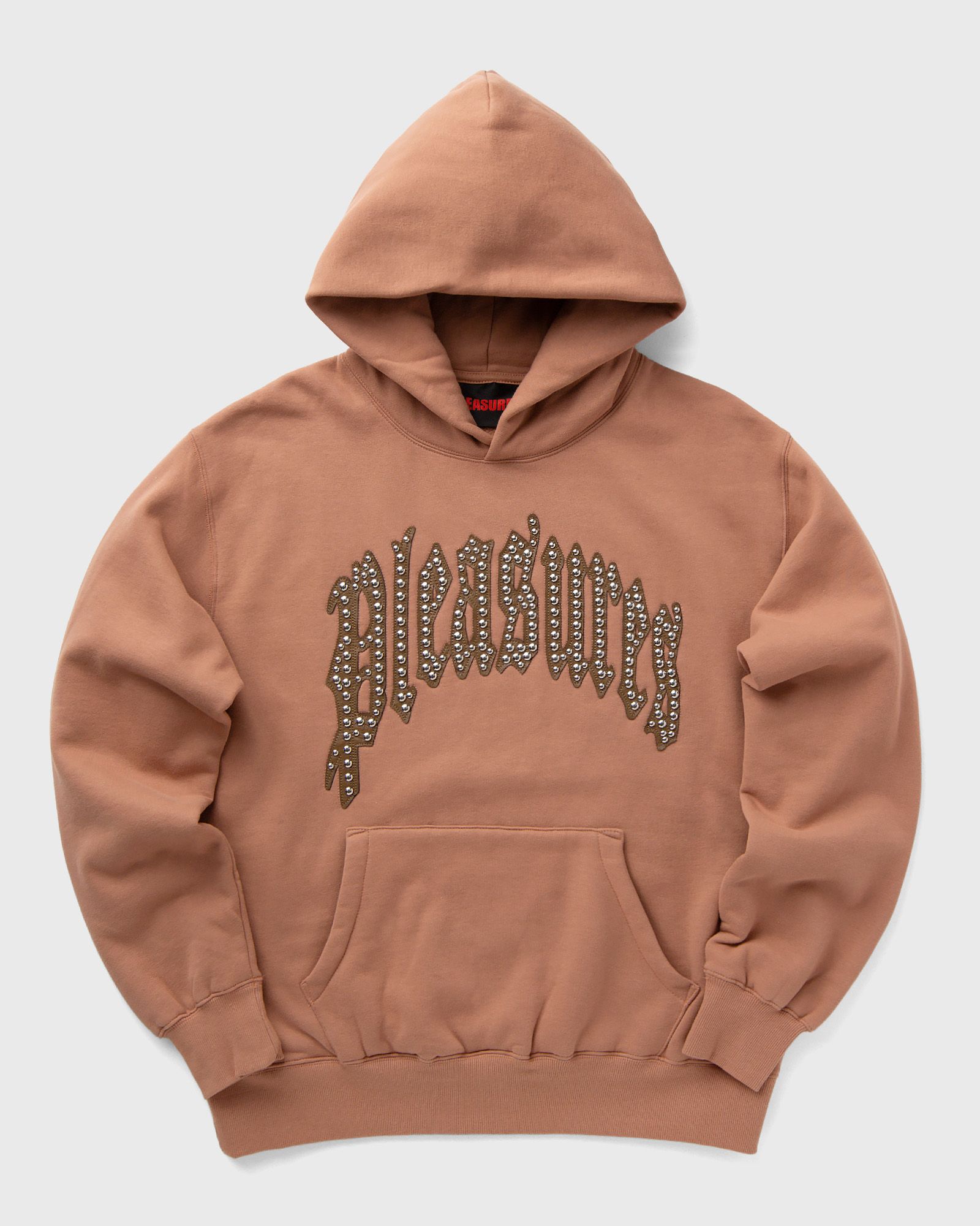 Pleasures TWITCH STUDDED HOODIE men Hoodies brown in Größe:M von Pleasures