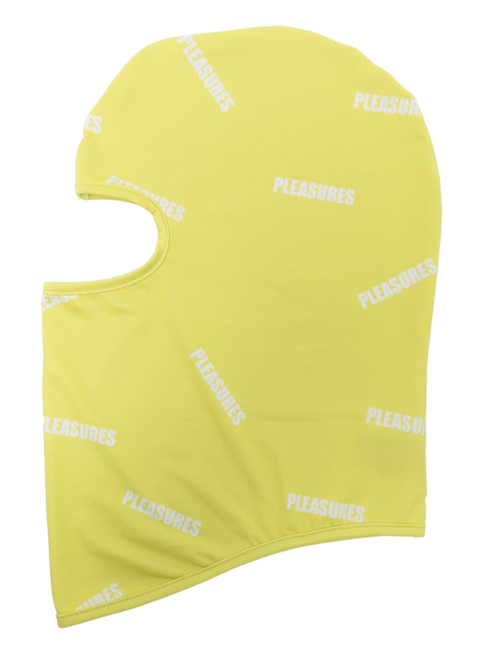 Pleasures Balaklava mit Logo-Print - Gelb von Pleasures