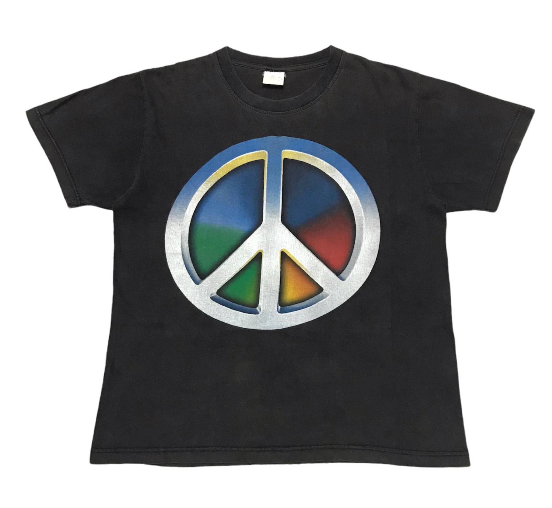 90Er Jahre Vintage Sunfaded Hippies T-Shirt 90Er Jahre Vintage Sunfaded Hippies T-Shirt von Pleasurizedxx