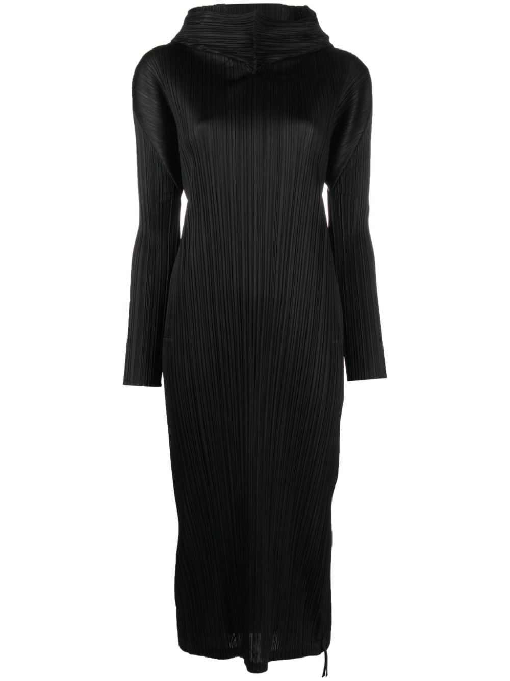 Pleats Please Issey Miyake Kleid mit Stehkragen - Schwarz von Pleats Please Issey Miyake