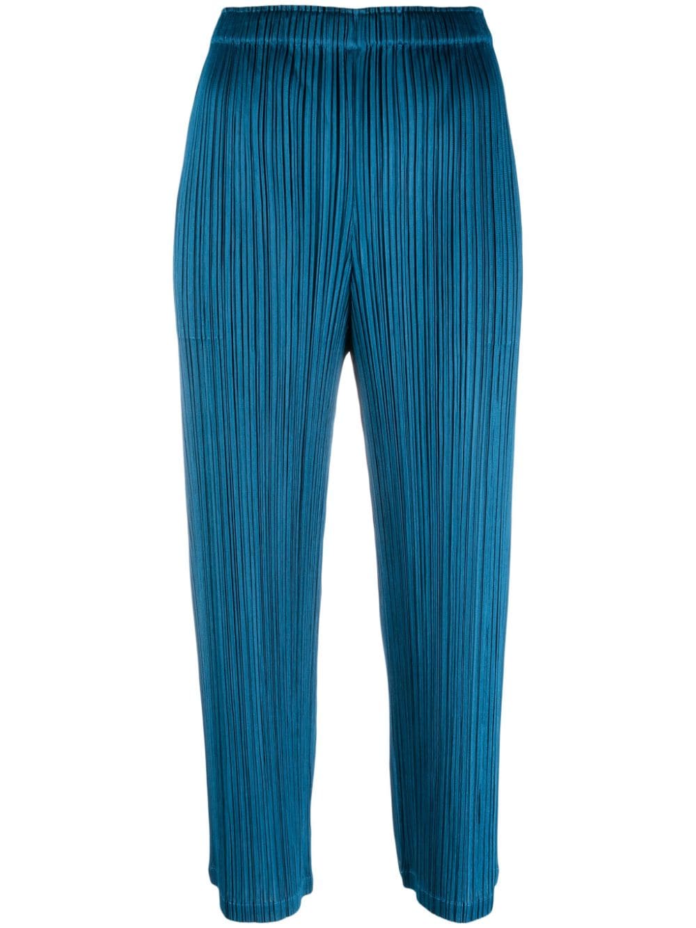 Pleats Please Issey Miyake Plissierte Mc August Cropped-Hose - Blau von Pleats Please Issey Miyake