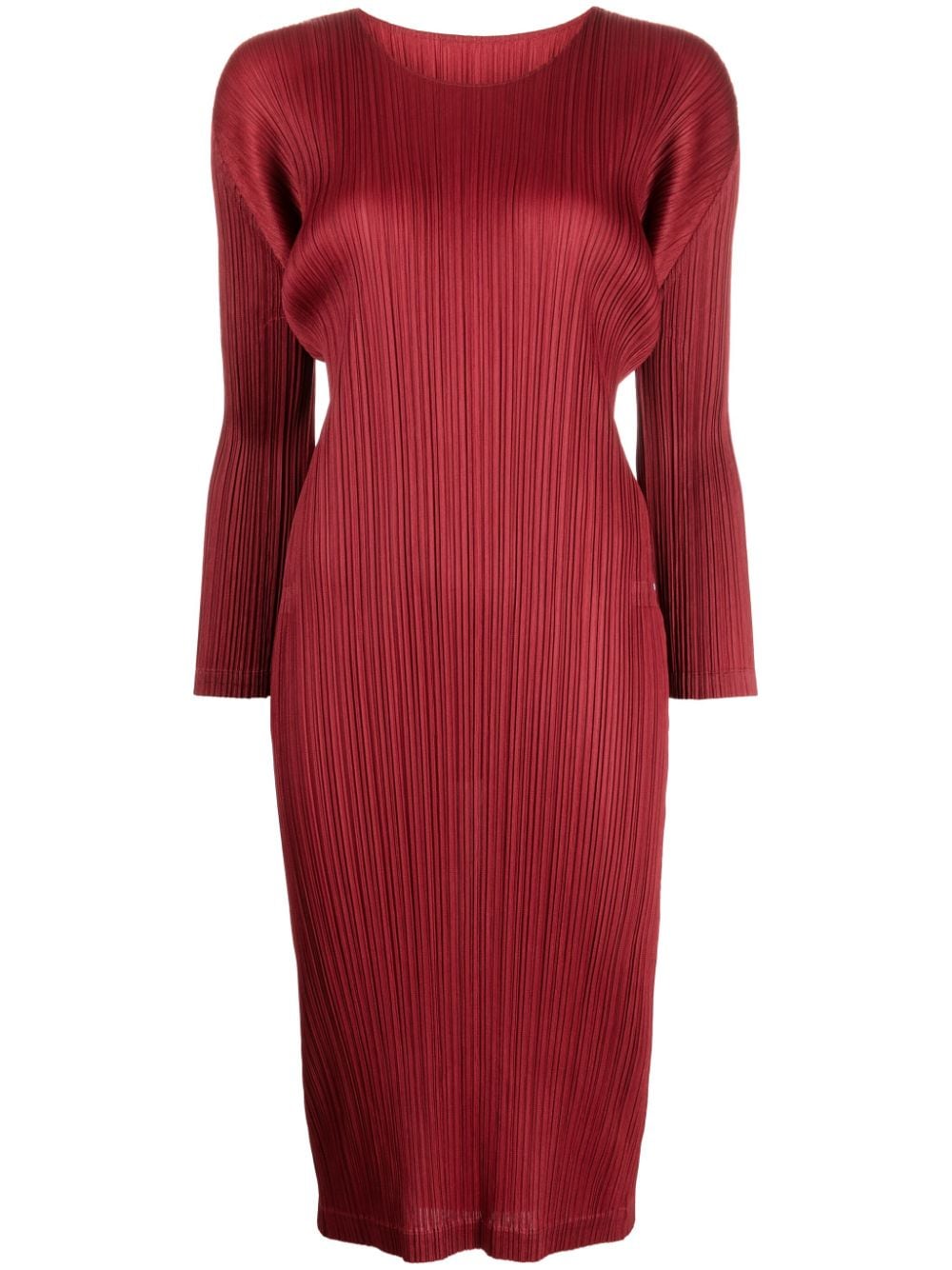 Pleats Please Issey Miyake November Kleid - Rot von Pleats Please Issey Miyake