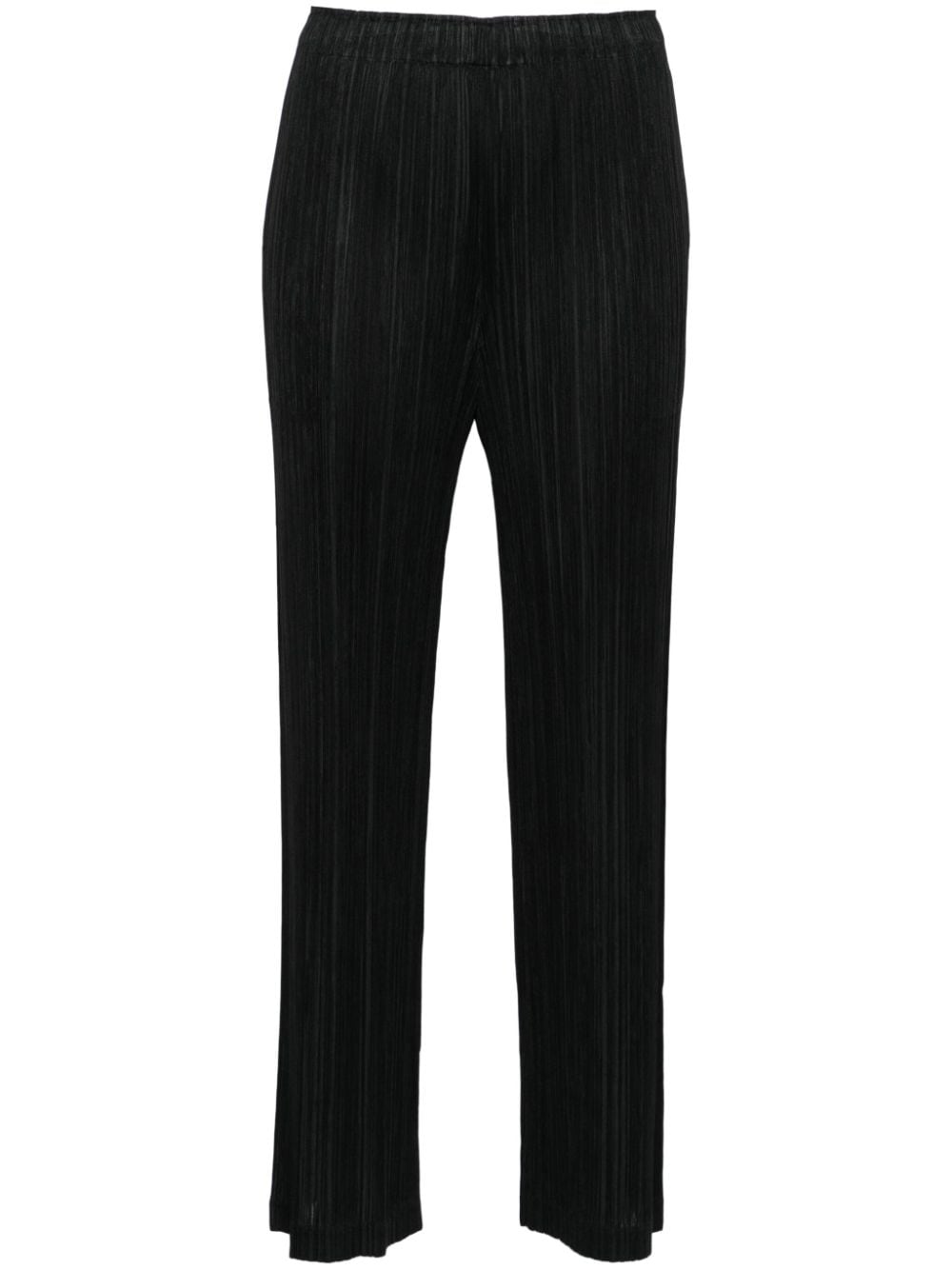 Pleats Please Issey Miyake Plissierte Straight-Leg-Hose - Schwarz von Pleats Please Issey Miyake