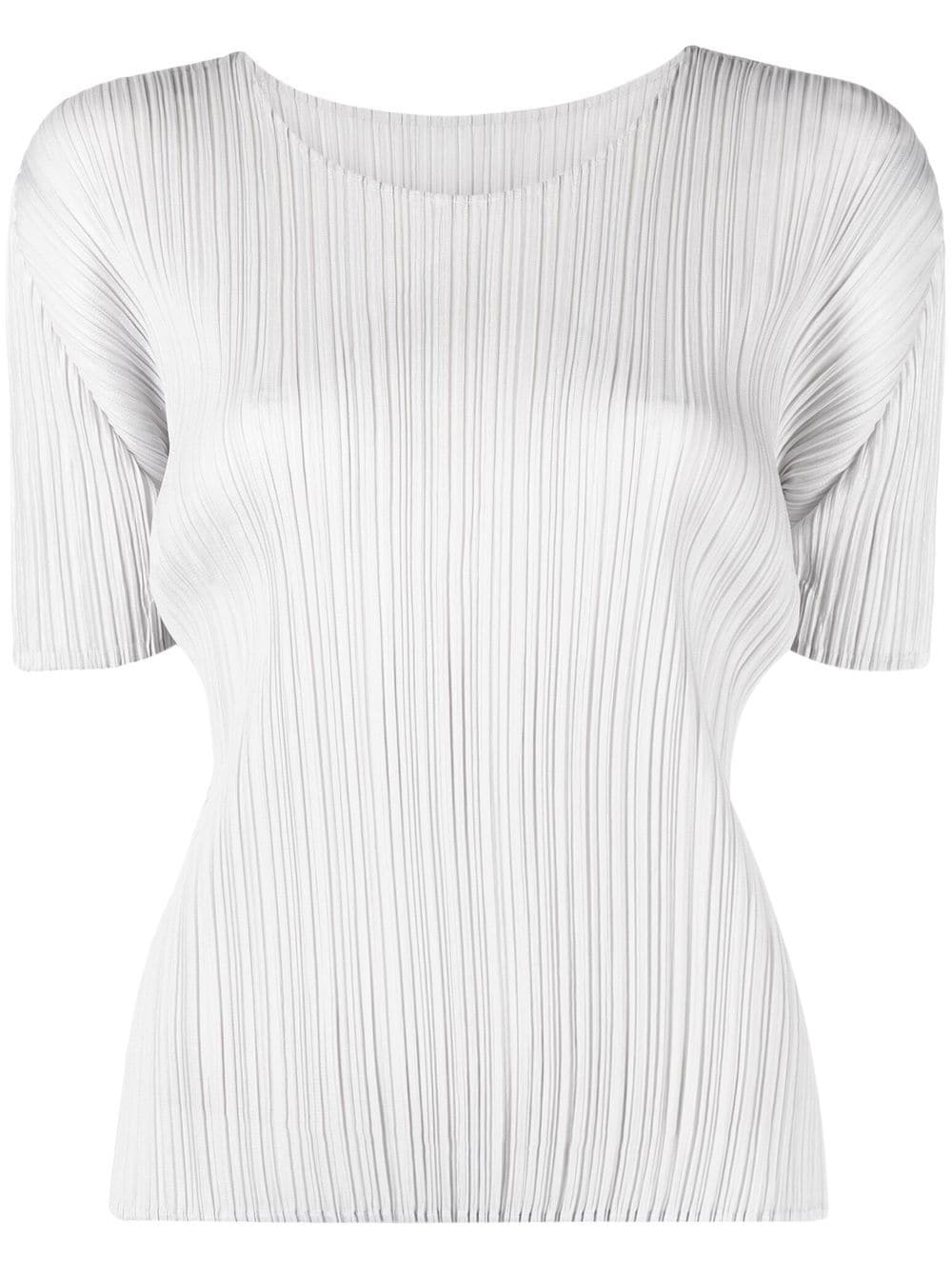 Pleats Please Issey Miyake Plissiertes Hemd - Grau von Pleats Please Issey Miyake