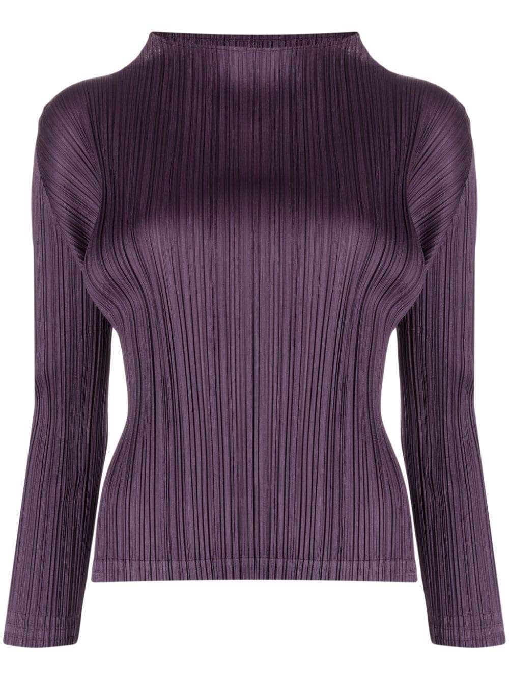 Pleats Please Issey Miyake Plissiertes Oberteil - Violett von Pleats Please Issey Miyake