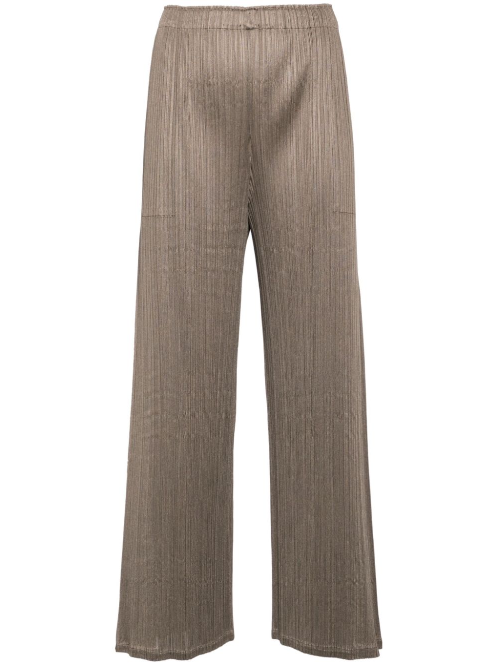 Pleats Please Issey Miyake Plisseehose mit geradem Bein - Nude von Pleats Please Issey Miyake