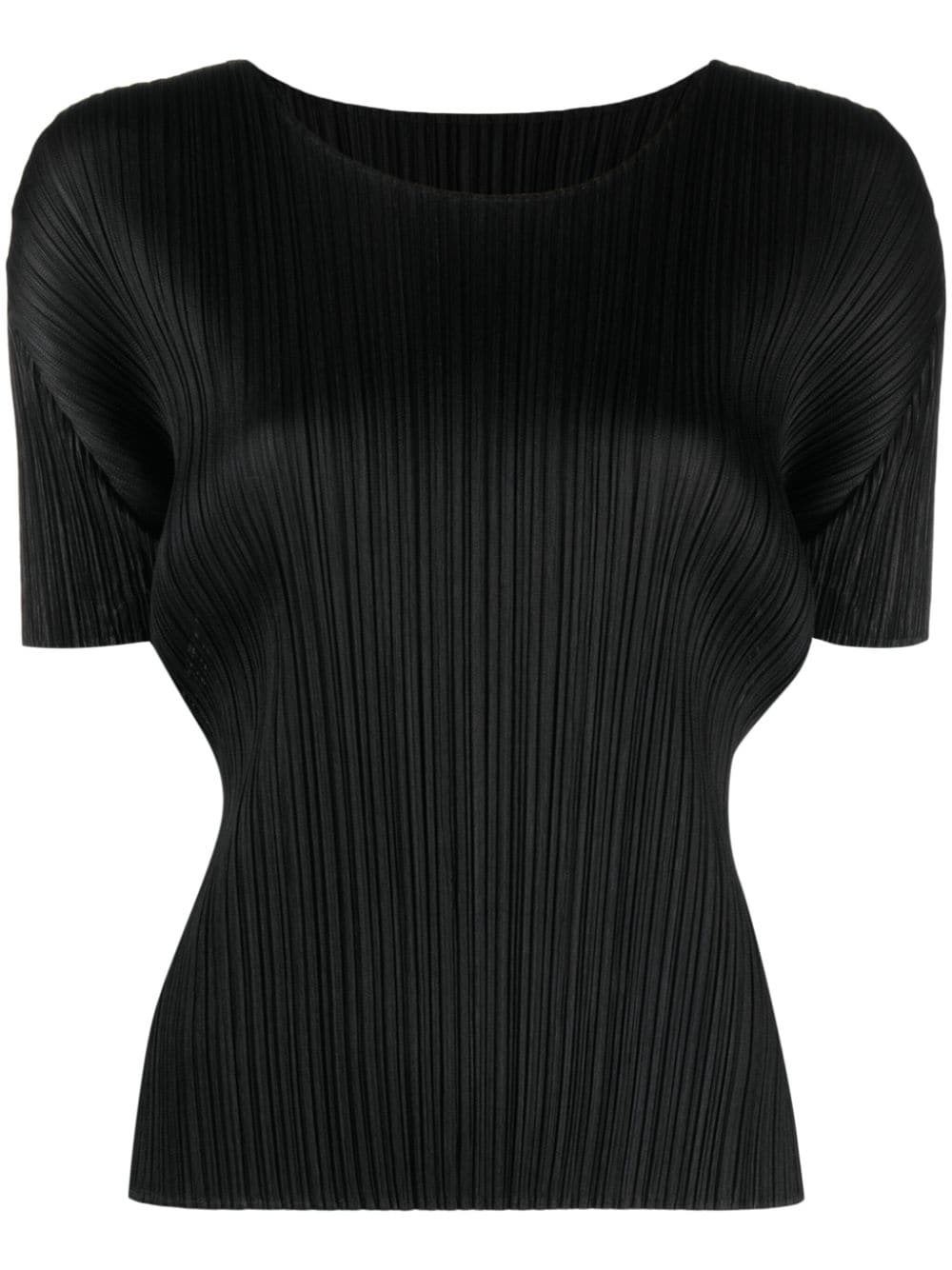 Pleats Please Issey Miyake Plissiertes T-Shirt - Schwarz von Pleats Please Issey Miyake