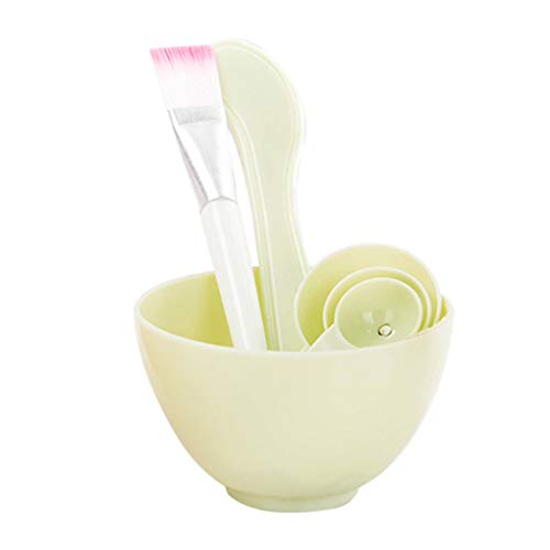 4 Stück/Set Gesichtspinsel Schüssel Löffel Kosmetik DIY Beauty Tool Make Up Werkzeuge Versorgung Haushalt Professionelle Salon Grün 4 Stück/Set Gesichtspinsel Schüssel Löffel Kosmetik DIY Beauty Tool Make Up Werkzeuge Versorgung Haushalt Professionelle Salon Grün von Pleayietoopiatiey