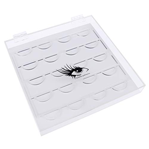 Aufbewahrungsbox für falsche Wimpern, Acryl, transparent, Make-up-Organizer, Präsentationsständer Aufbewahrungsbox für falsche Wimpern, Acryl, transparent, Make-up-Organizer, Präsentationsständer von Pleayietoopiatiey