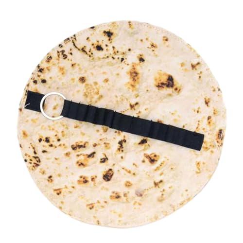 Pleayietoopiatiey Make-up-Tasche, langlebig, lustiges Tortilla-Roll-Federmäppchen für Schreibtisch, Büro, Reisen, braun, 22 cmx22 cm Pleayietoopiatiey Make-up-Tasche, langlebig, lustiges Tortilla-Roll-Federmäppchen für Schreibtisch, Büro, Reisen, braun, 22 cmx22 cm von Pleayietoopiatiey