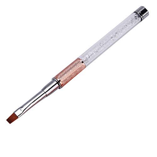Rose Gold Kristall Nail Art Pinsel Malerei Blume Zeichnen Linie Stift Metall UV Gel Polish Tip Design Tool Maniküre Nr. 02 von Pleayietoopiatiey