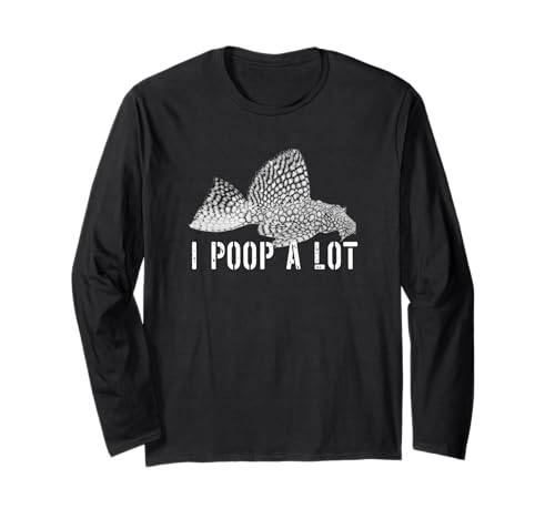 Pleco I Poop A Lot Plecostamus Aquarium Breeders Lustiges Herren-Aquarium Langarmshirt Pleco I Poop A Lot Plecostamus Aquarium Breeders Lustiges Herren-Aquarium Langarmshirt von Pleco Lovers Tees