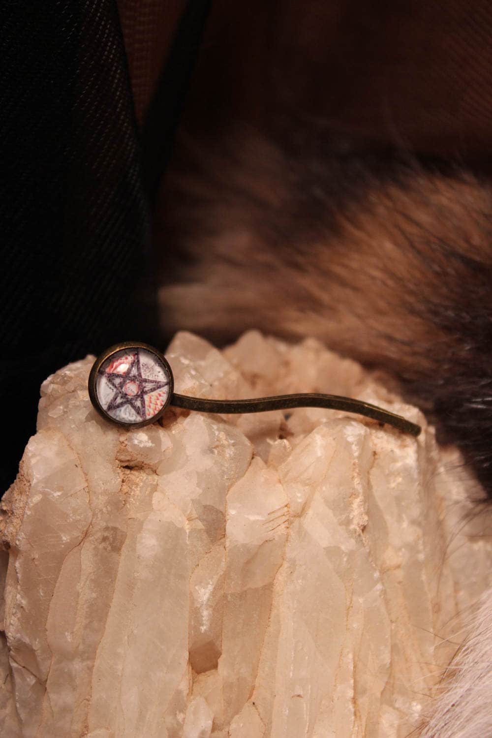 Elementaren Pentacle Haarnadel von PleiadiaJewels