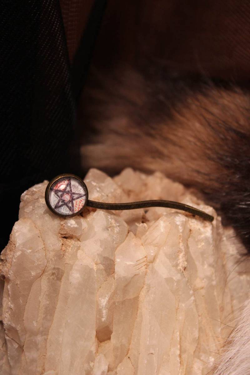 Elementaren Pentacle Haarnadel von PleiadiaJewels