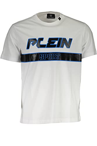 PLEIN SPORT T-SHIRT MANICHE CORTE UOMO BIANCO von Plein Sport