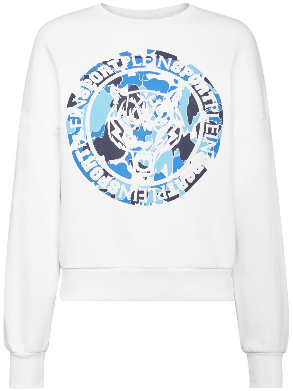 Plein Sport Carbon Tiger Sweatshirt - Weiß von Plein Sport