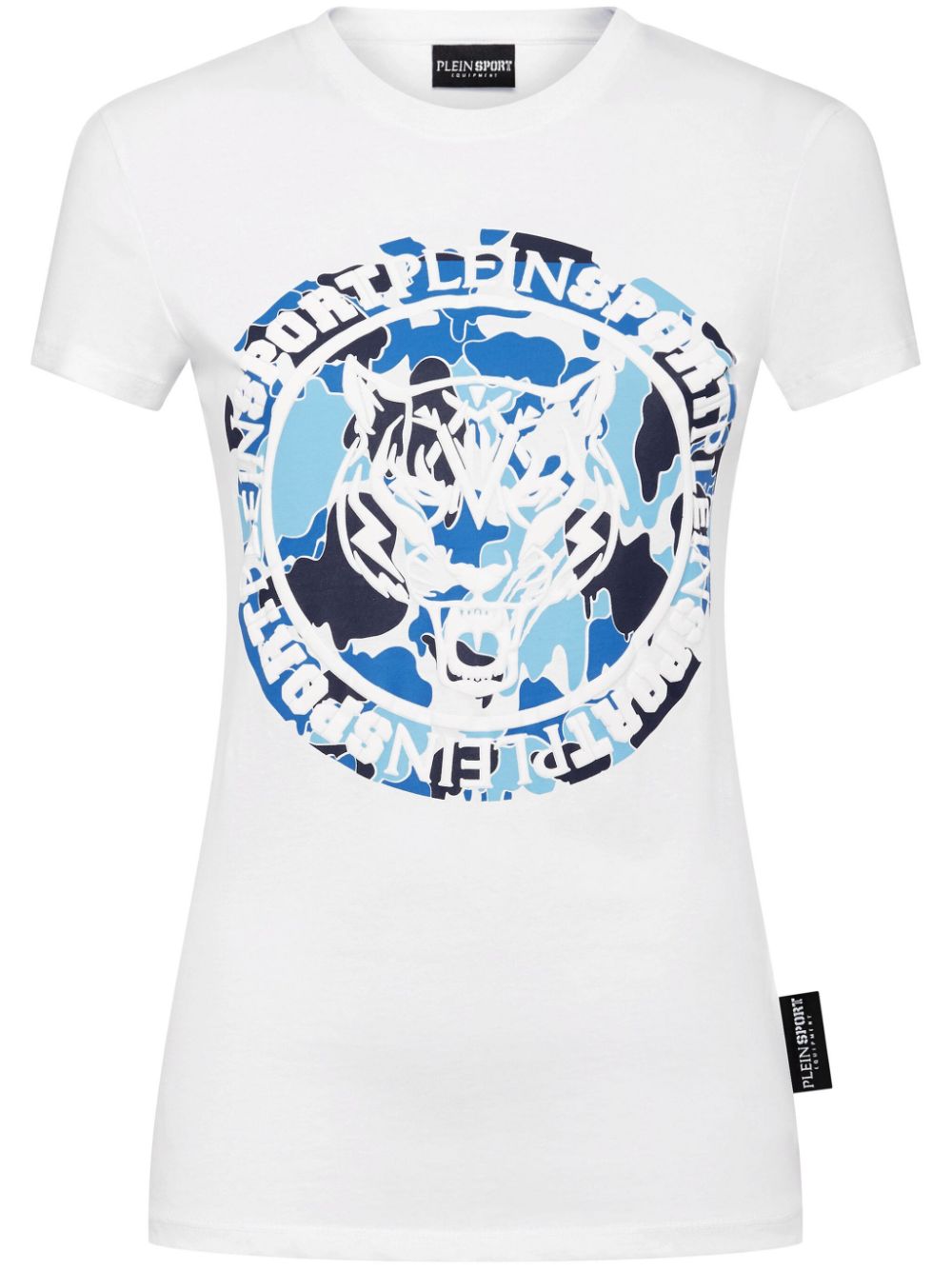 Plein Sport Carbon Tiger T-Shirt - Weiß von Plein Sport