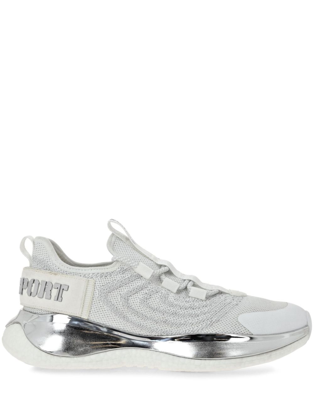 Plein Sport Gen X.02 Metallic-Sneakers - Weiß von Plein Sport