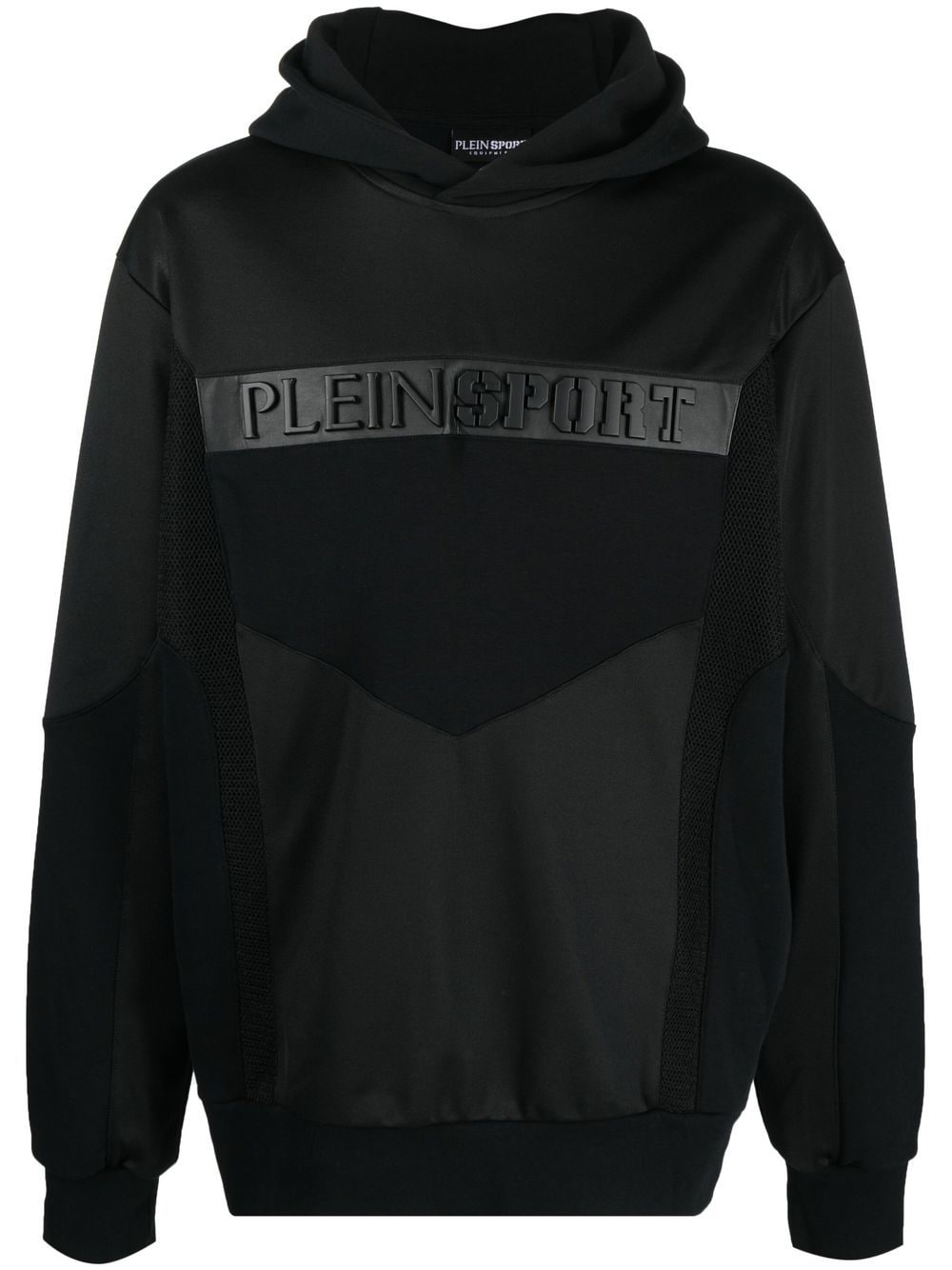 Plein Sport Hoodie mit Logo-Prägung - Schwarz von Plein Sport